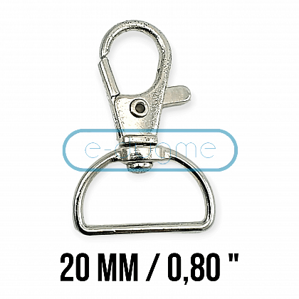 ▷ Keychain Hook 10 mm Spring Swivel Hooks - Paris Hook - Parrot