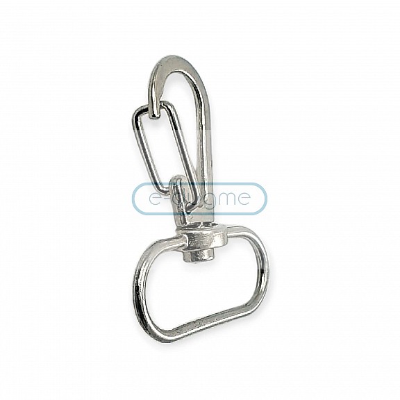 25 mm Almond Hook - Parrot Hook - Spring Swivel Wire Hook A 516