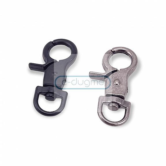 10 mm Metal  Trigger Swivel Snap Hooks - Lobster Claw Clasps  A 522