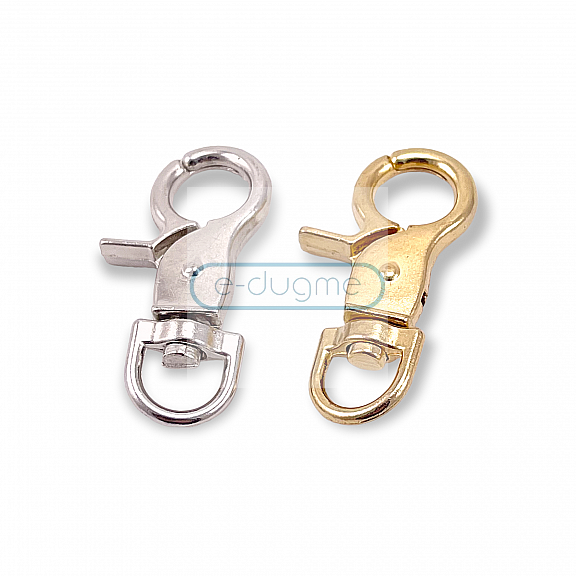 10 mm Metal  Trigger Swivel Snap Hooks - Lobster Claw Clasps  A 522