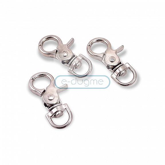 10 mm Metal  Trigger Swivel Snap Hooks - Lobster Claw Clasps  A 522