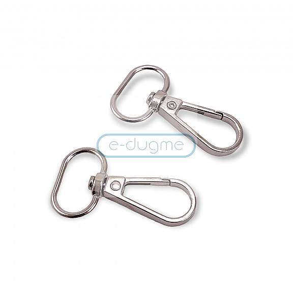 10 mm Almond Hook Snap Hook - Metal Lobster Claw Clasps  A 548