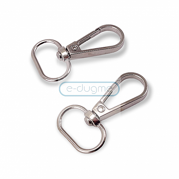 10 mm Almond Hook Snap Hook - Metal Lobster Claw Clasps  A 548