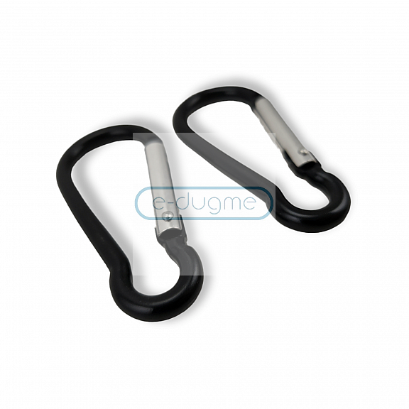 4 cm Aluminum Carabiner D Shaped Buckle Key Chain Clip Camping D-ring Carabiners A 565