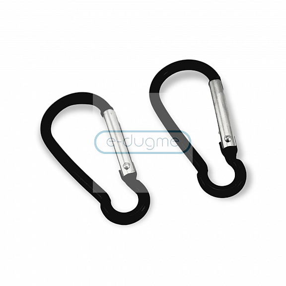 5 cm Aluminum Carabiner D Shaped Buckle Key Chain Clip Camping D-ring Carabiners A 566