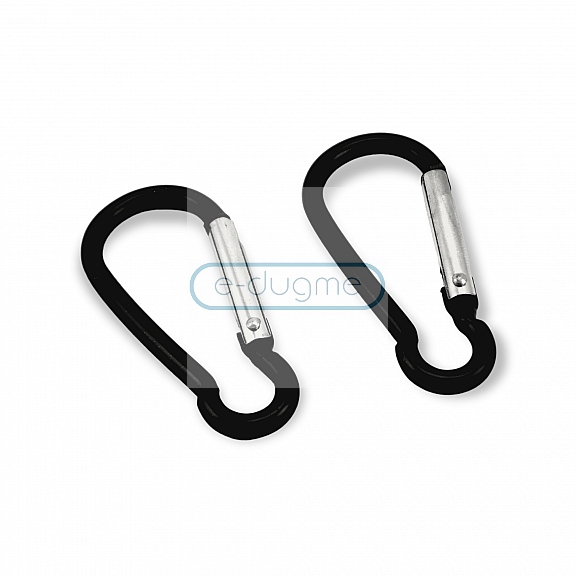 5 cm Aluminum Carabiner D Shaped Buckle Key Chain Clip Camping D-ring Carabiners A 566