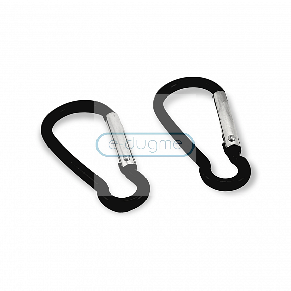 5 cm Aluminum Carabiner D Shaped Buckle Key Chain Clip Camping D-ring Carabiners A 566