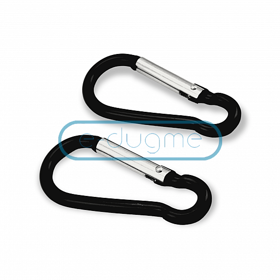 5,5 cm Aluminum Carabiner Key Chain Clip Camping A 567