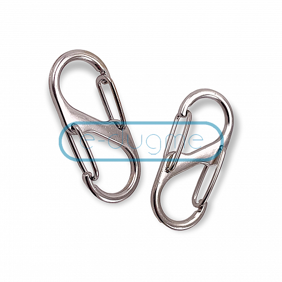 10 mm Almond Hook Snap Hook - Metal Lobster Claw Clasps  A 548