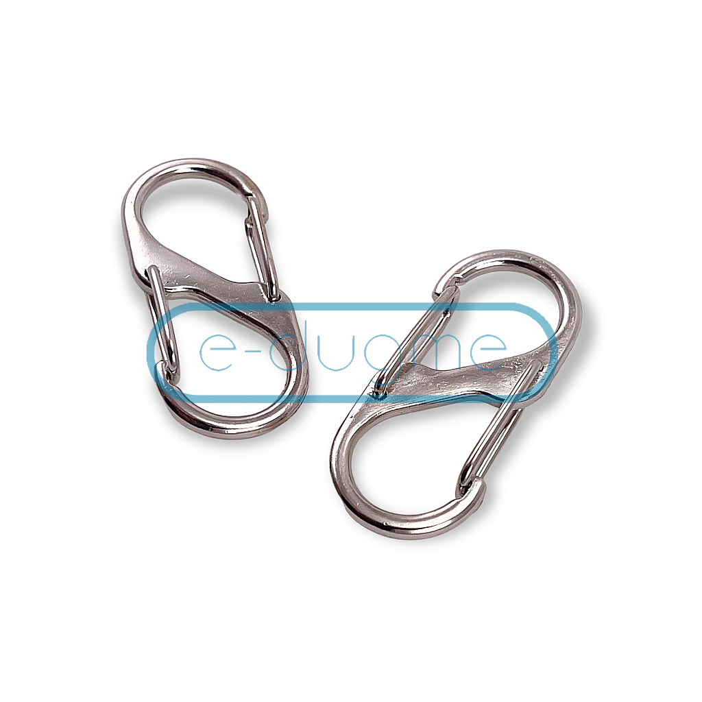 Buckles and Rings - Almond Hook Snap Hook 10 mm Metal Lobster Claw Clasps