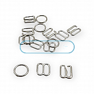 10 mm Bra Strap Adjustment Buckle Hook and Loop AK00100