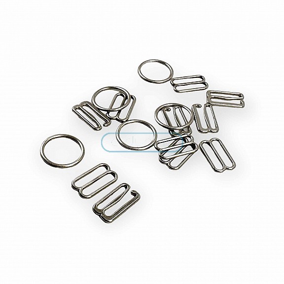 15 mm Bra Strap Adjustment Buckle Hook and Loop AK00150