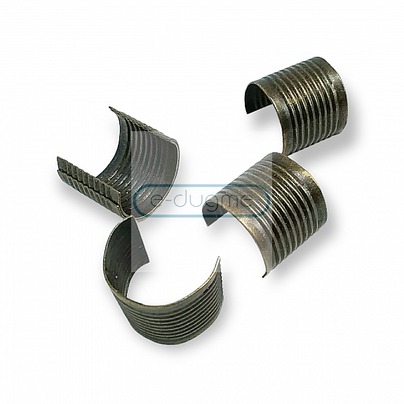 Cord End Metal Clamping Width 18 mm Diameter 18 mm T0013B