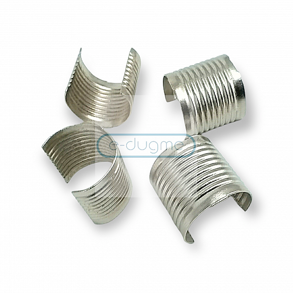 Cord End Metal Clamping Width 18 mm Diameter 18 mm T0013B