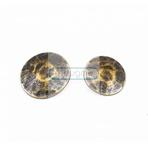 27 mm - 44 L Crush Pattern Shank Button Coat and Trench Coat Button E 1043