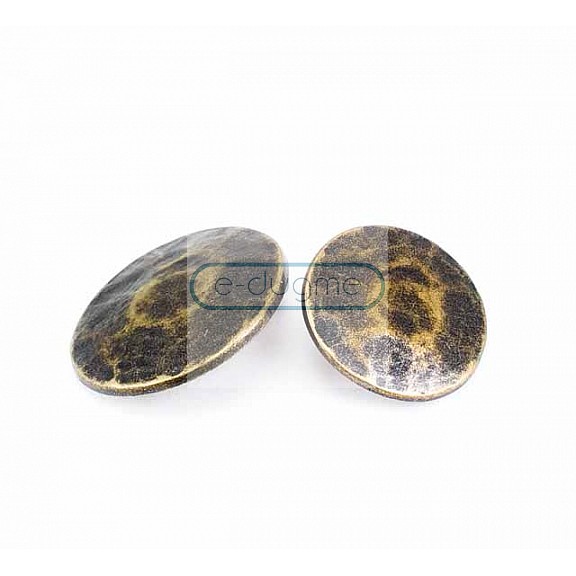 27 mm - 44 L Crush Pattern Shank Button Coat and Trench Coat Button E 1043