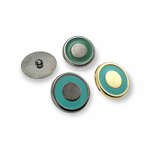 Enameled Shank Button for Jackets and Coats 25 mm 40 L E 1086