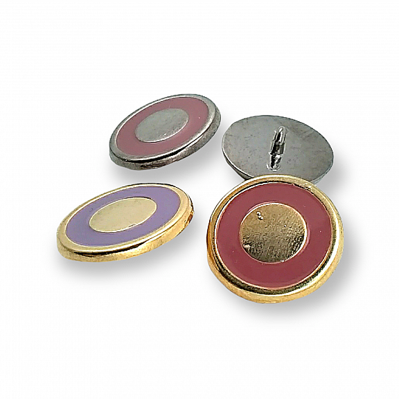 Enameled Shank Button for Jackets and Coats 25 mm 40 L E 1086