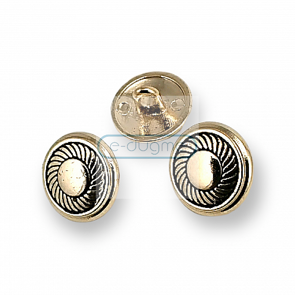 8pcs  Button Set Gold Jacket Cufflinks 15 mm - 24 L E 118 SET8