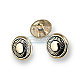 8pcs  Button Set Gold Jacket Cufflinks 15 mm - 24 L E 118 SET8