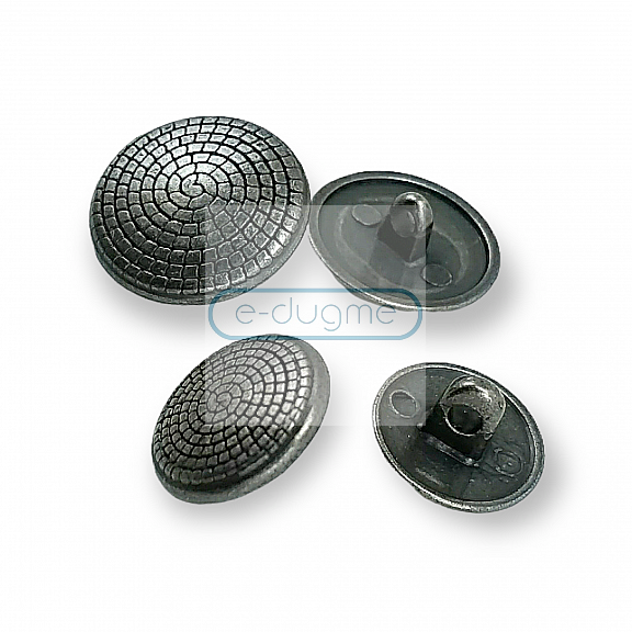 Spiral Pointed 2 cm Metal Foot Button E 119