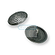 Spiral Pointed 2 cm Metal Foot Button E 119