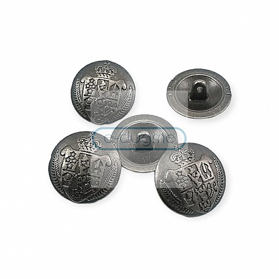 Arma Desenli 20 mm - 34 Boy Metal Ayaklı Düğme ( E 1051 Büyüğü ) E 1268