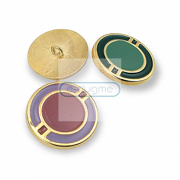 Enamel Shank Jacket Button- 28mm 44 L E 1290