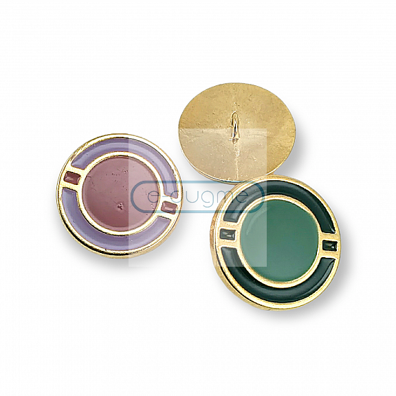 Enamel Shank Jacket Button- 28mm 44 L E 1290