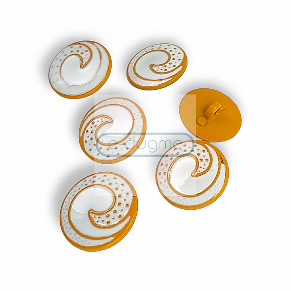 22 mm - 34 Enamel Coat , Jackets and Cardigan Button E 1679 MN