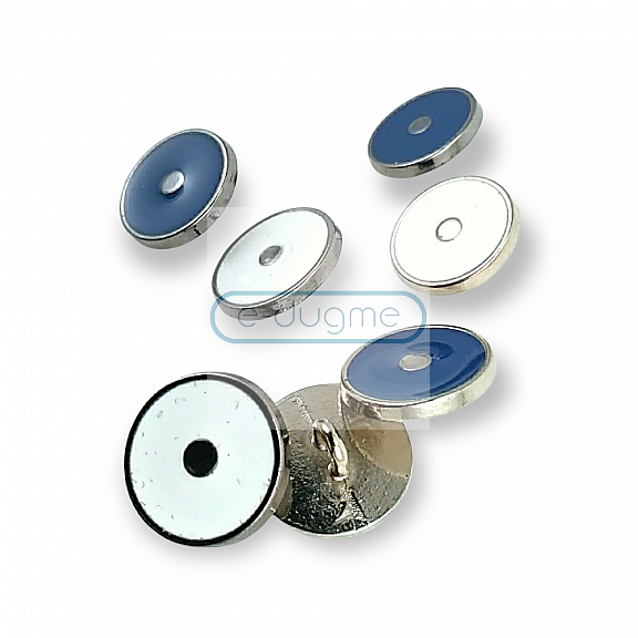 Enamel Blouse Button 15 mm - 24 L Dress Button E 2089