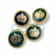 Enamel Shank Button - Jacket and Blazer Jacket Button 22,5 mm - 36 L E 559