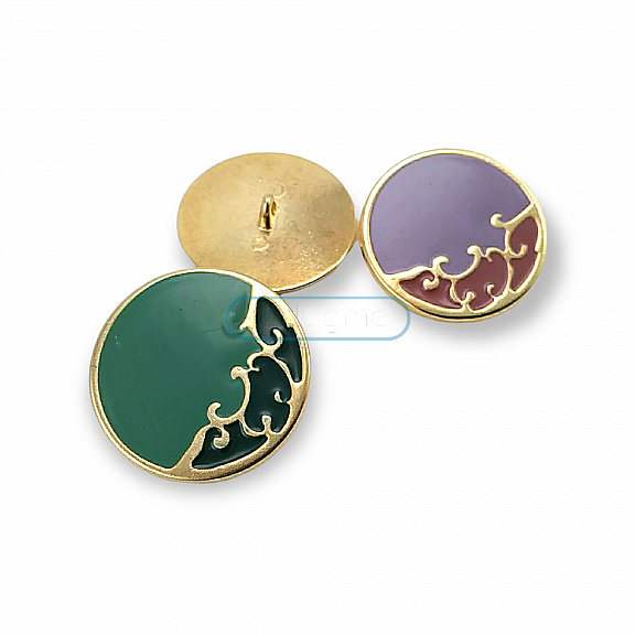 Enamel Shank Button - Coat and Jacket Button 34 mm - 54 L E 776