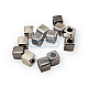 Tie end Cube Shape 5 x 5 mm Inlet 2.5 mm Cord End E 1804