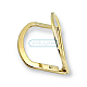 4 cm Double Ring D Buckle Metal Belt and Adjustment Buckle E 2081