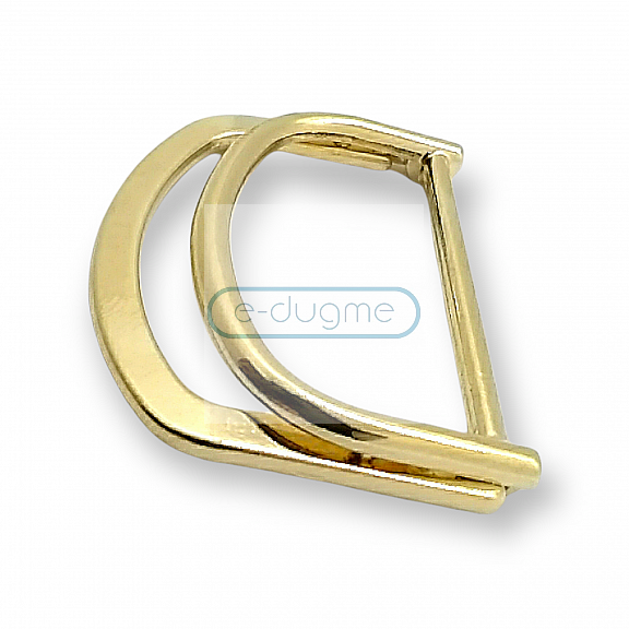 4 cm Double Ring D Buckle Metal Belt and Adjustment Buckle E 2081