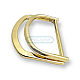 4 cm Double Ring D Buckle Metal Belt and Adjustment Buckle E 2081