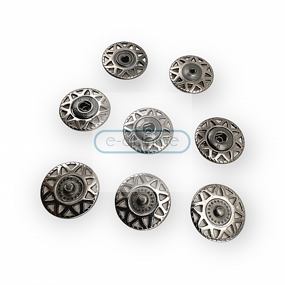 20 mm 32 L Sewing Snap Fasteners Button Triangle Pattern E 2227