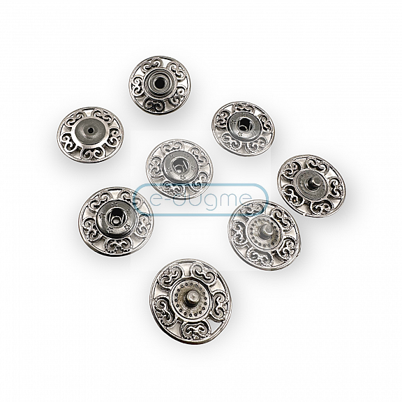 20 mm 32 L Sewing Snap Fasteners Button Motif Patterned E 2230