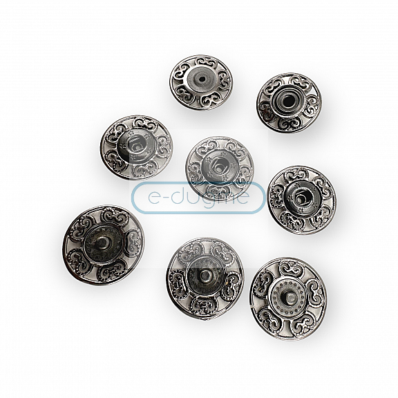 20 mm 32 L Sewing Snap Fasteners Button Motif Patterned E 2230