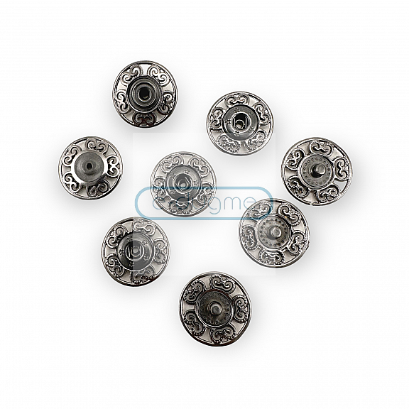 20 mm 32 L Sewing Snap Fasteners Button Motif Patterned E 2230