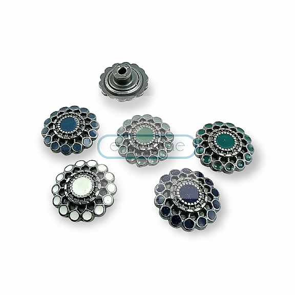 20 mm 32 L Jeans Button Enamel or Rhinestone Jeans Button E 1032