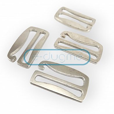 ▷ Bra Buckles - Hooks and Loops - 9.5 mm Bra Hook Metal Hook