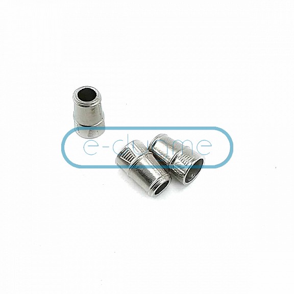 Metal Cord End length 9 mm entry 7 mm B0001