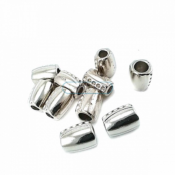 Lux Tasarımlı Metal Bağ ucu boy 10 mm giriş 7 mm B0003