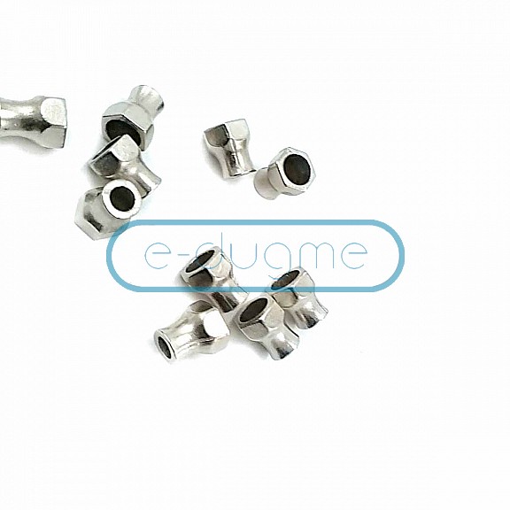 Somun Tasarımlı  Metal Bağ ucu boy 9 mm giriş 5 mm B0011