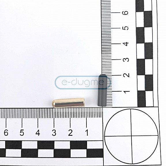 Plain 20 mm 6.5 mm diameter Metal Connector B0027