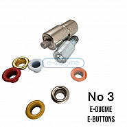 No 3 Eyelet Mold - 10 mm Eyelet Fastening Apparatus KLP0003