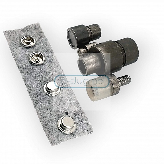 Snap Button Mounting Dies Italian Style Deluxe 500 Series KLP00500DLX