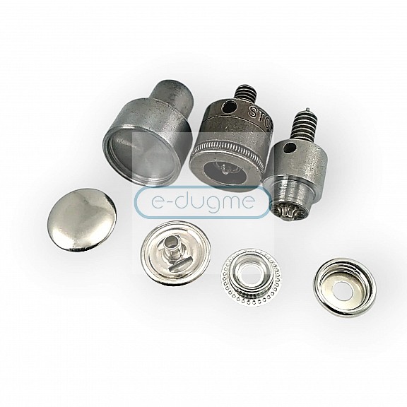 61 System Double Cap Snap Button Application Dies - Fastening Mold KLP0061CFT